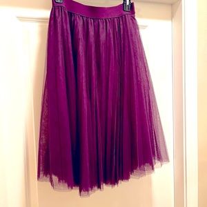 Charlotte Russe Purple Tulle Skirt